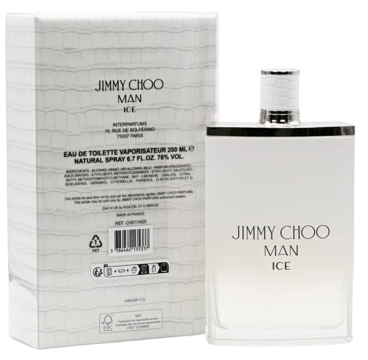 JIMMY CHOO MAN ICE 6.7 Eau De Toilette Spray