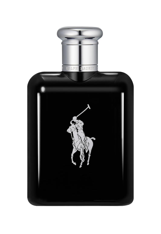 RALPH LAUREN FRAGRANCES - Polo Black - Eau de Toilette - Men's Cologne 4.2 fl.oz- Woody & Fresh - With Patchouli, Sandalwood, and Mandarin - Medium Intensity