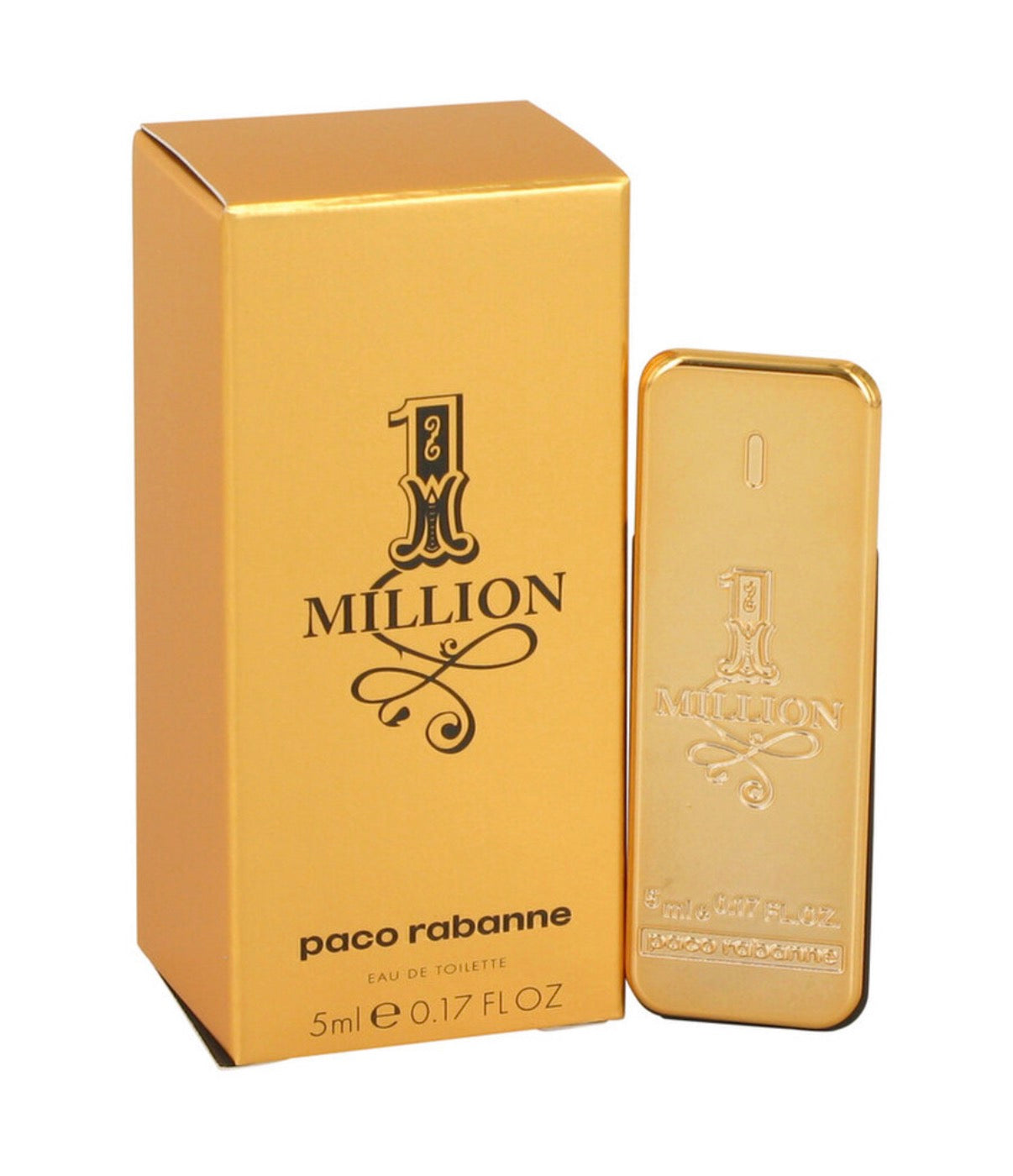 Paco Rabanne One Million Eau De Toilette 0.17 FL OZ (Mini) For Men