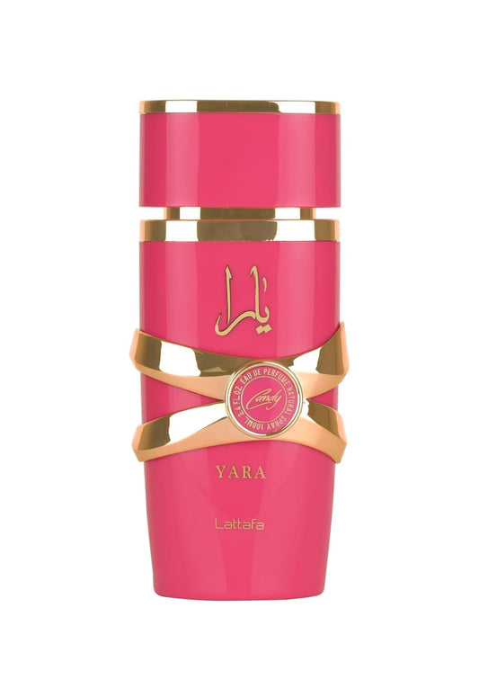Lattafa Yara Candy - Vanilla, Fruity, Citrus, Floral - Eau de Parfum Long-Lasting Fragrance for Women, 3.4 fl.oz.