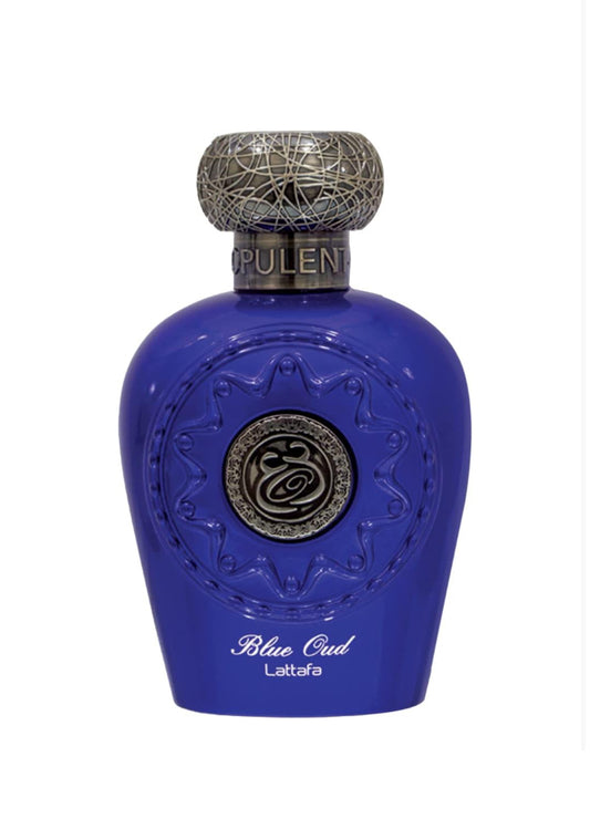Lattafa Perfumes Blue Oud for Unisex Eau de Parfum Spray, 3.4 fl.oz.
