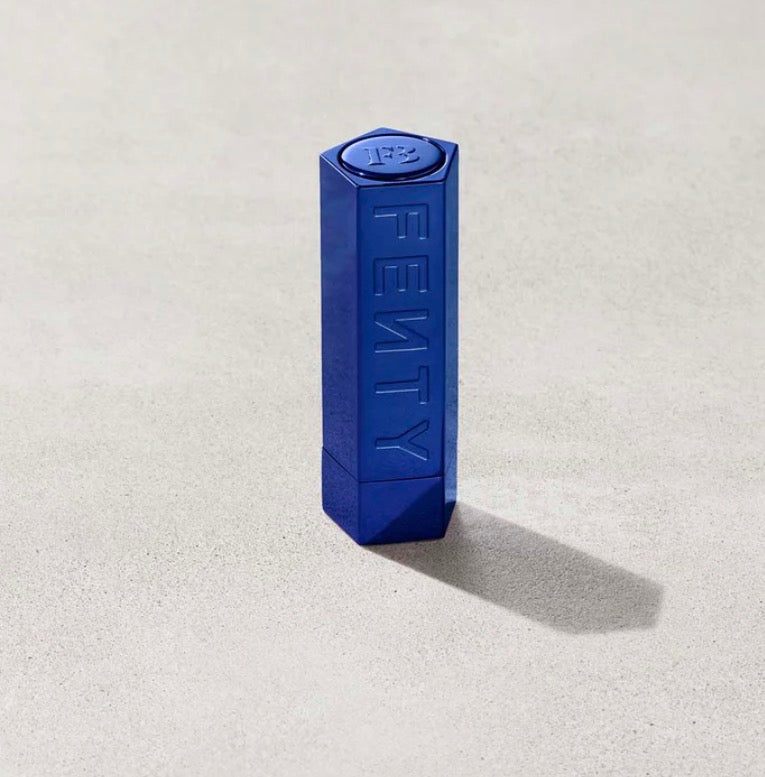 Fenty Beauty Icon Semi-Matte Lipstick Nosy Rosy w/Navy Shell