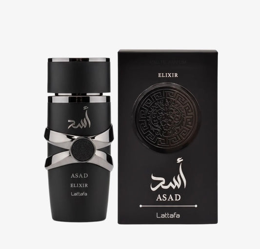 Lattafa Asad Elixir 3.4 FL OZ Eau De Parfum SPR