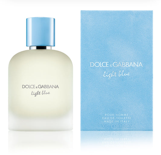 Dolce & Gabbana Light Blue Pour Homme Eau de Toilette for Men 3.3 fl.oz.
