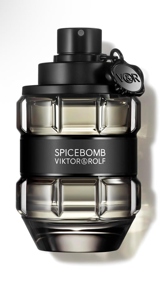 Viktor&Rolf - Spicebomb Eau de Toilette 3.04 - Woody & Spicy - Cologne for Men - With Notes of Citrus & Tobacco