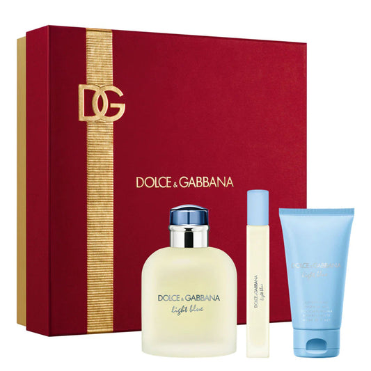 Dolce & Gabbana Light Blue 3-Piece Set 4.2 fl.oz. For Men Eau De Toilette