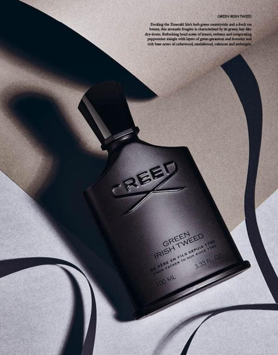 Creed Green Irish Tweed Eau De Parfum Spray for Men 3.3 fl.oz.