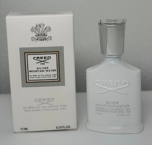Creed Silver Mountain Water Cologne For Men Mini 15ml