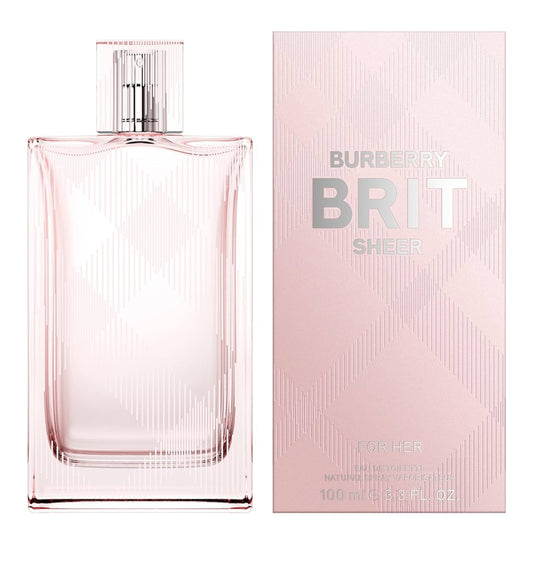 BURBERRY BRIT SHEER FOR WOMEN 3.3 Eau De Toilette Spray