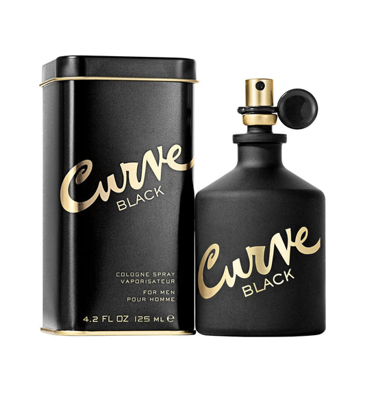 Curve Black For Men, Cologne Spray with Casual Day or Night Scent, 4.2 oz