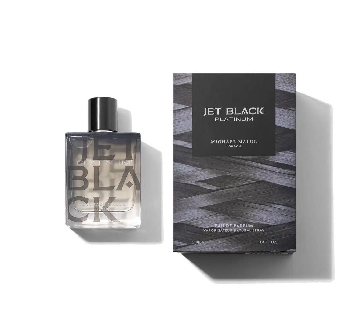 Michael Malul Jet Black platinum Eau De Parfum for men 3.4 fl.oz