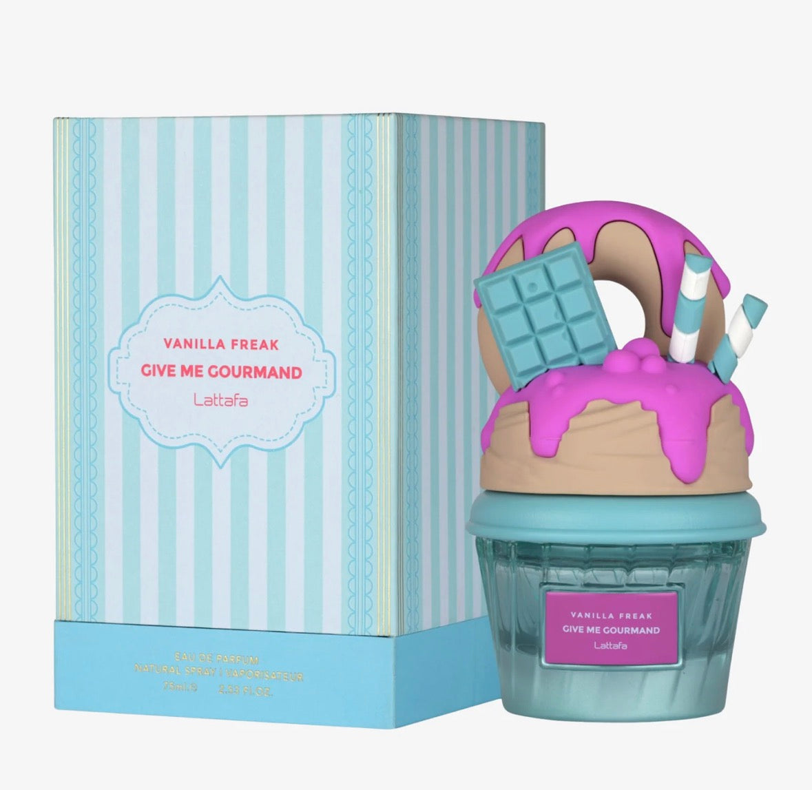 Lattafa Give Me Gourmand Vanilla Freak 2.53 FL OZ Eau De Parfum SPR