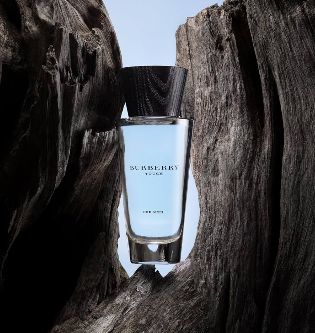 BURBERRY Touch Eau de Toilette 3.3 – Fresh Aromatic Cologne – With Notes of Mandarin Tree, Musk, Cedarwood & Vetiver – Long Lasting Fragrance for Everyday Wear – Luxury Perfume for Men