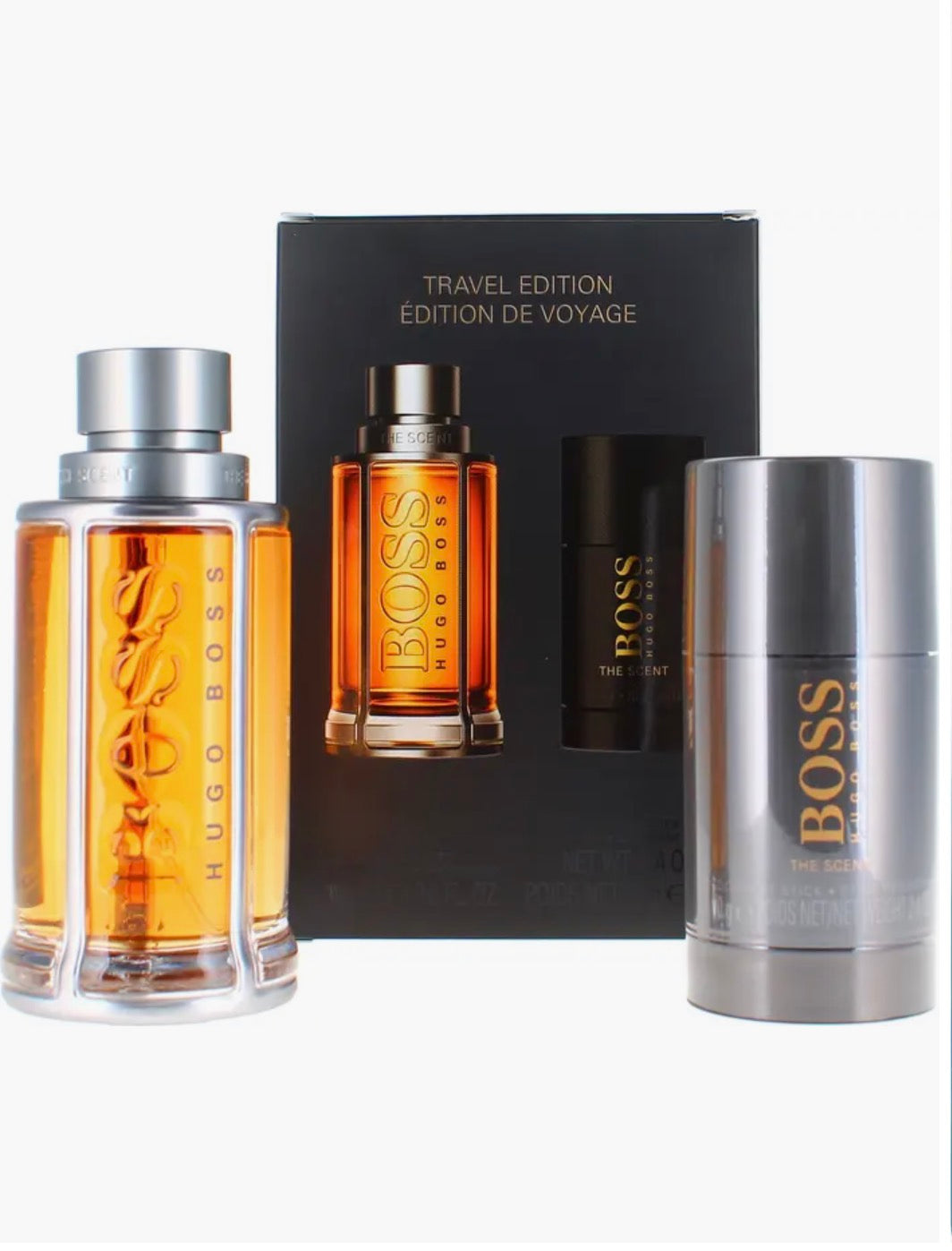 Hugo Boss The Scent for Men 2 PC Set: 3.4 FL OZ SPR/ 2.5 Deo Stick