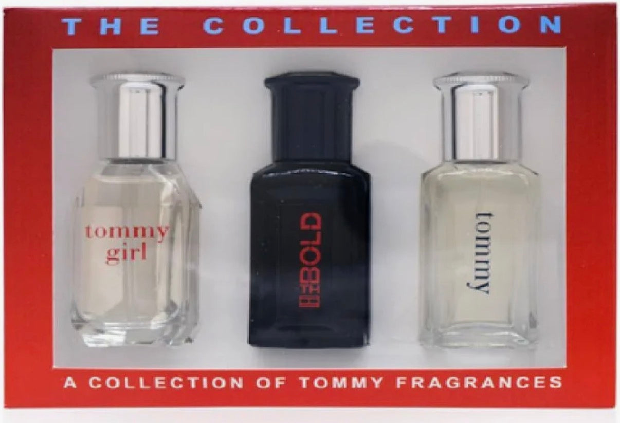 Tommy Hilfiger Minis 3 PC Set(Tommy Girl 0.5 OZ, Bold 0.5 OZ, Tommy Cologne 0.5 OZ)