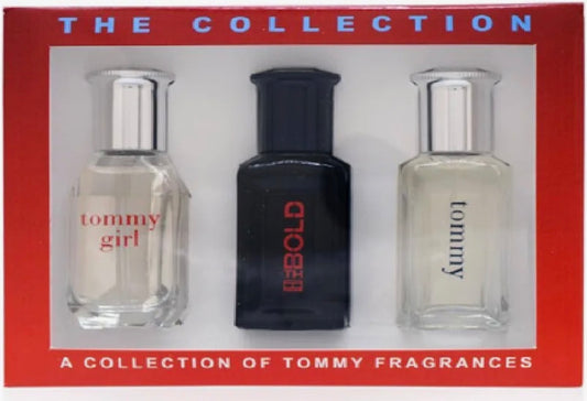 Tommy Hilfiger Minis 3 PC Set(Tommy Girl 0.5 OZ, Bold 0.5 OZ, Tommy Cologne 0.5 OZ)