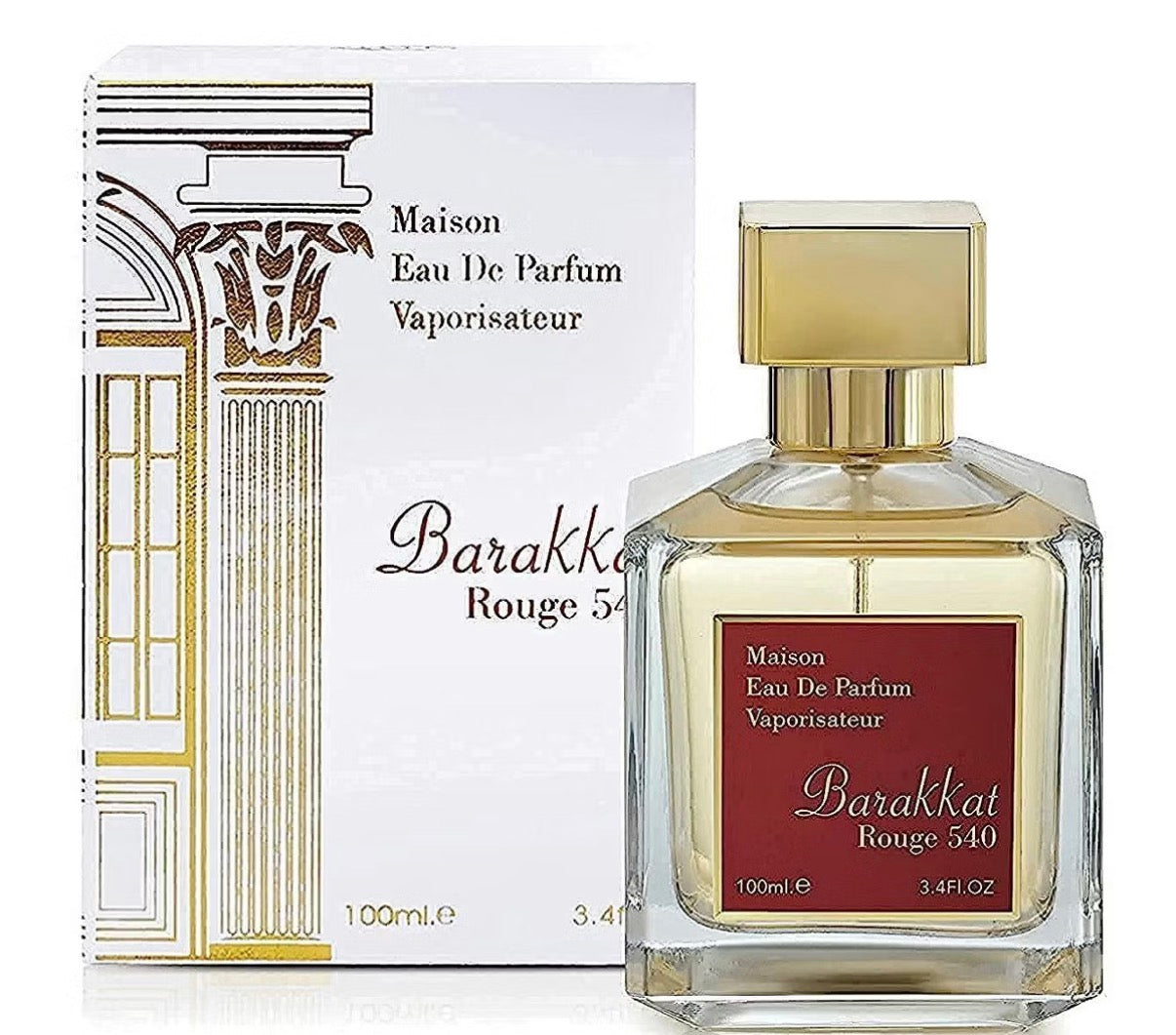 Fragnance World Barakkat Rouge 540 3.4 FL OZ Eau De Parfum SPR
