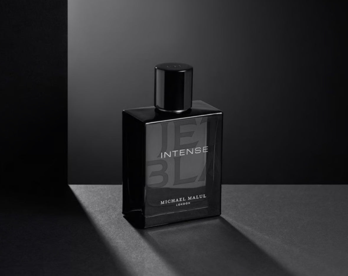 Michael Malul Jet Black Intense Eau de Parfum for Men - 100ml | 3.4oz