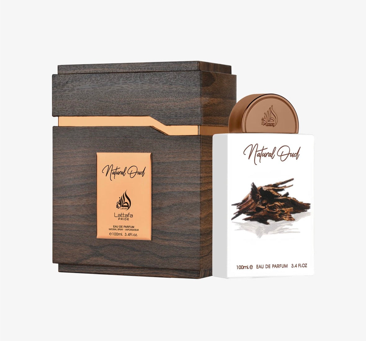 Lattafa Natural OUD 3.4 FL OZ Eau De Parfum SPR