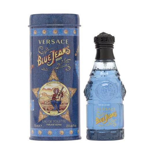 Versace Blue Jeans For Men 2.5 fl.oz. Eau De Toilette Spray