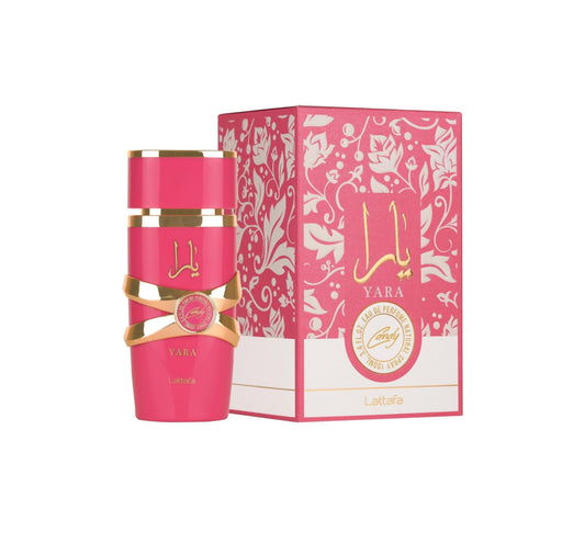 Lattafa Yara Candy - Vanilla, Fruity, Citrus, Floral - Eau de Parfum Long-Lasting Fragrance for Women, 3.4 fl.oz.