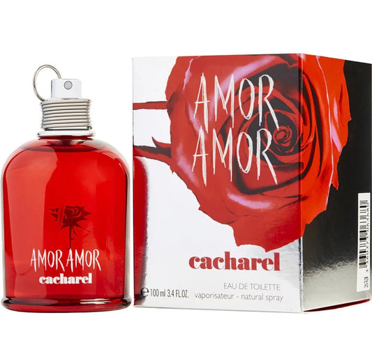 Amor Amor by Cacharel for Women 3.4 FL OZ Eau De Toilette SPR