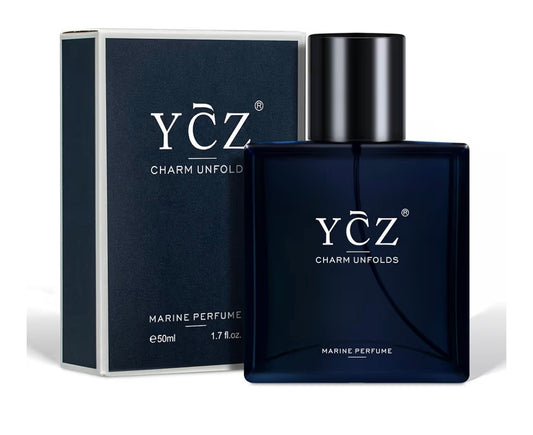 Ycz Charm Unfolds Marine Perfume for Men, 1.7 oz. Long Lasting Eau De Parfum
