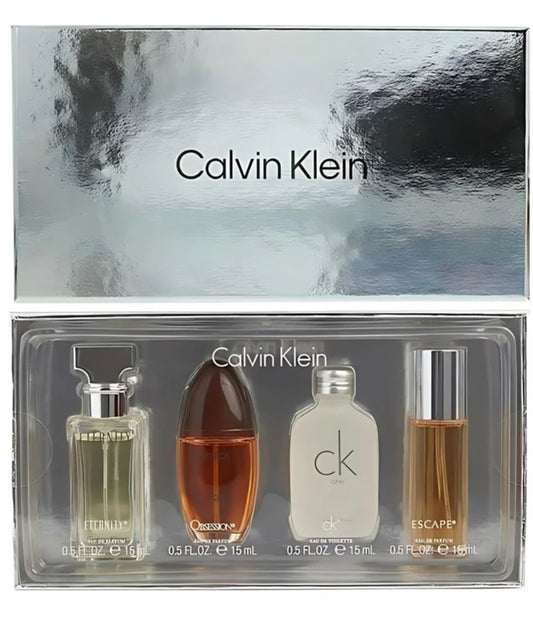 Calvin Klein for Women 4 PC Mini Set: Eternity, Obsession, CK one, Escape