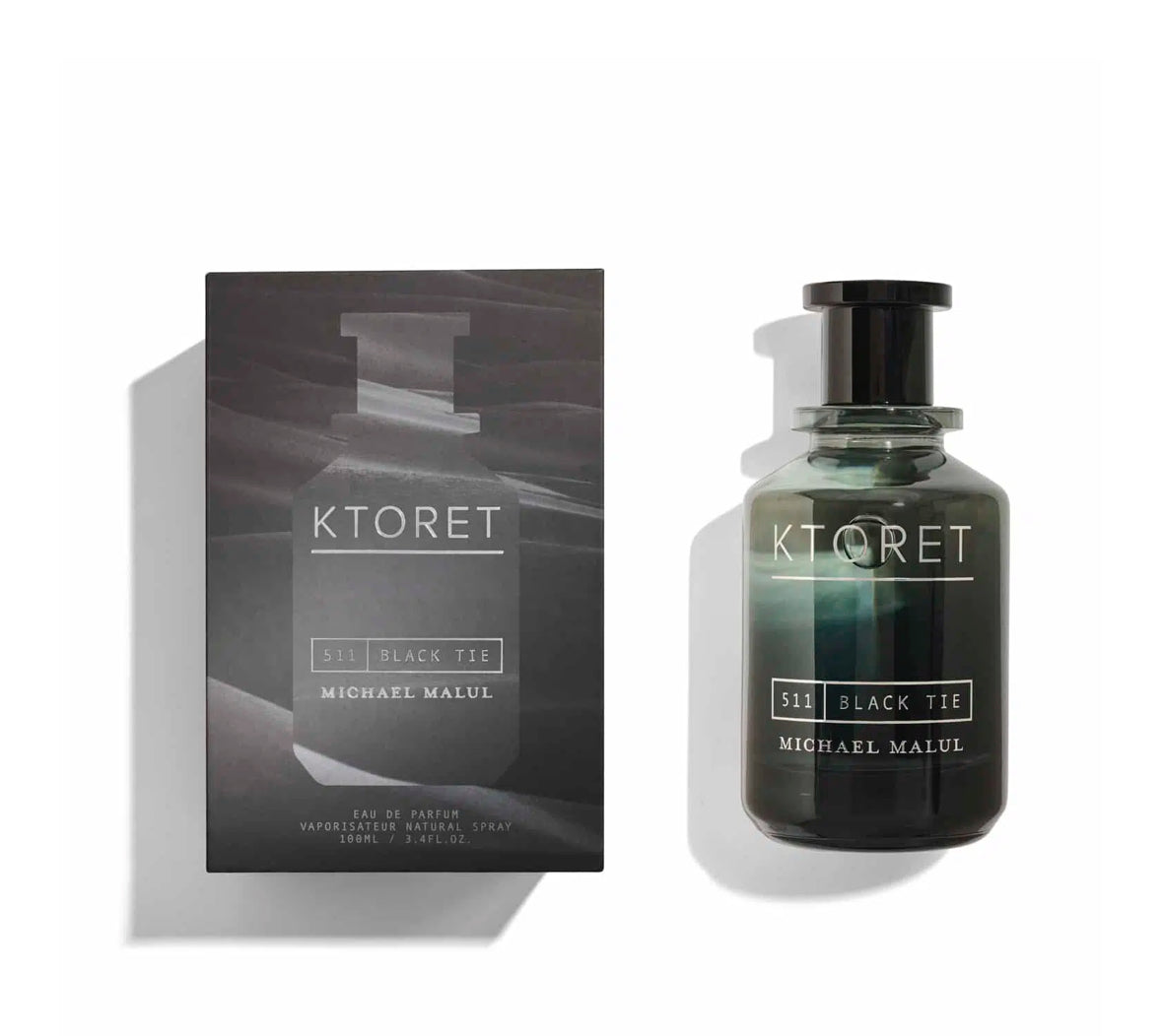 Michael Malul Ktorect 511 Black Tie for Men 3.4 fl.oz. Eau De Parfum