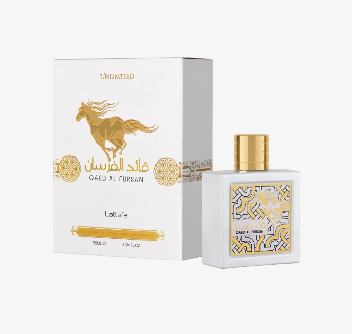Lattafa Qaed Al Fursan Unlimited 3.04 FL OZ Eau De Parfum SPR