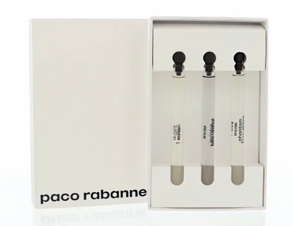 Paco Rabanne 3 Pc Travel set One Million, Invictus, Phantom for Men