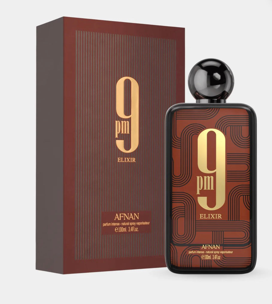 Afnan 9PM Elixir 3.4 FL OZ Parfum Intense SPR
