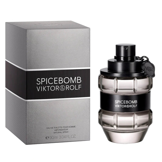 Viktor&Rolf - Spicebomb Eau de Toilette 3.04 - Woody & Spicy - Cologne for Men - With Notes of Citrus & Tobacco