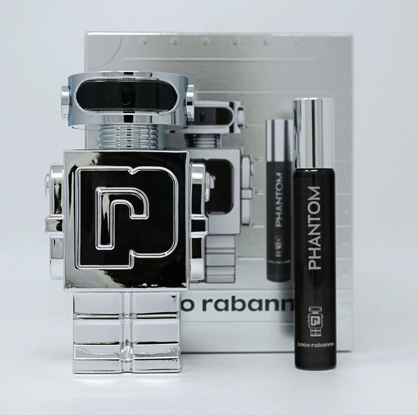 Paco Rabanne Phantom, 2Pc Gift Set 3.4oz Eau De Toilette Spray, 0.68oz Eau De Toilette Spray For Men