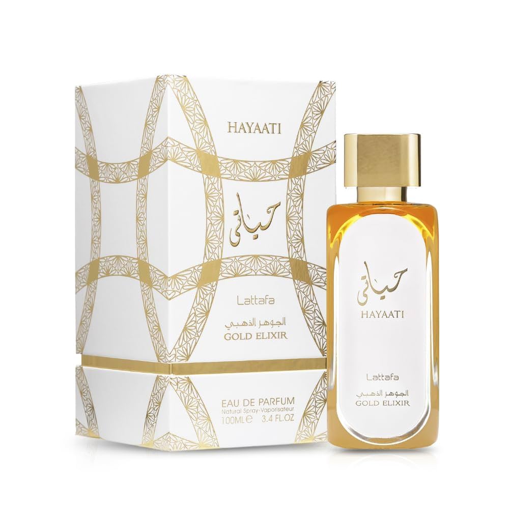 Lattafa Hayaati Gold Elixir 3.4oz Eau de Parfum For Unisex