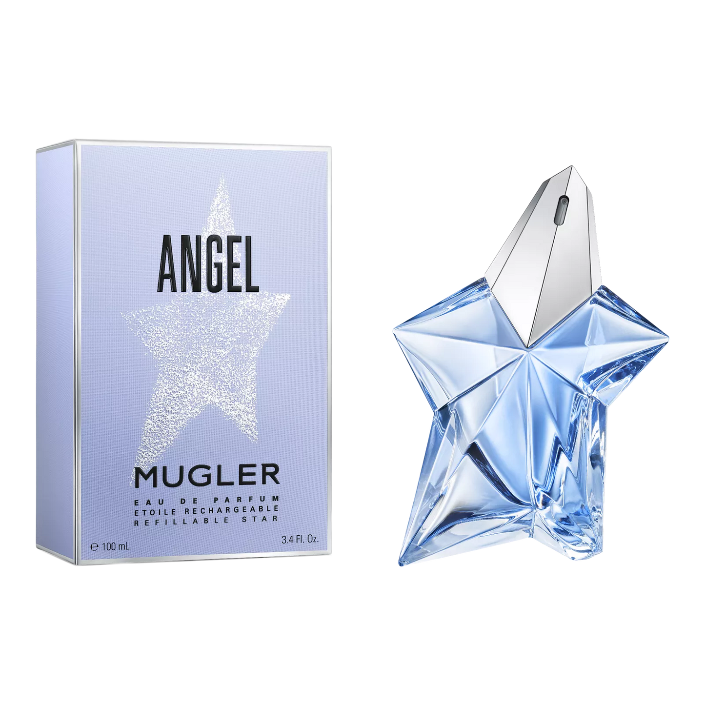 Angel By Thierry Mugler For Women 3.4 oz Eau de Parfum Spray Refillable
