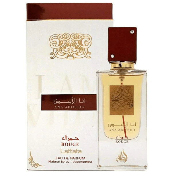 LATTAFA ANA ABIYEDH ROUGE  FOR UNISEX 2.0 EDP SPR