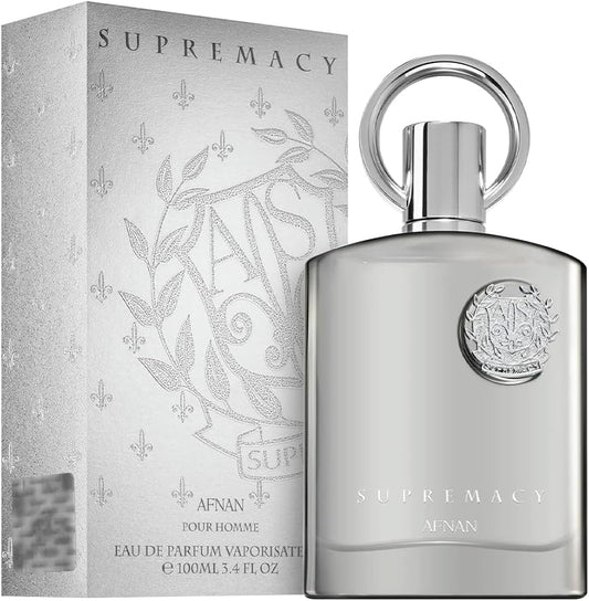 AFNAN SUPREMACY SILVER UNISEX 3.4 EDP SPR