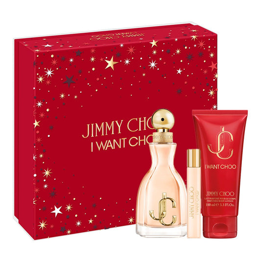 I Want Choo Eau de Parfum 3PC Women Gift Set by Jimmy Choo
