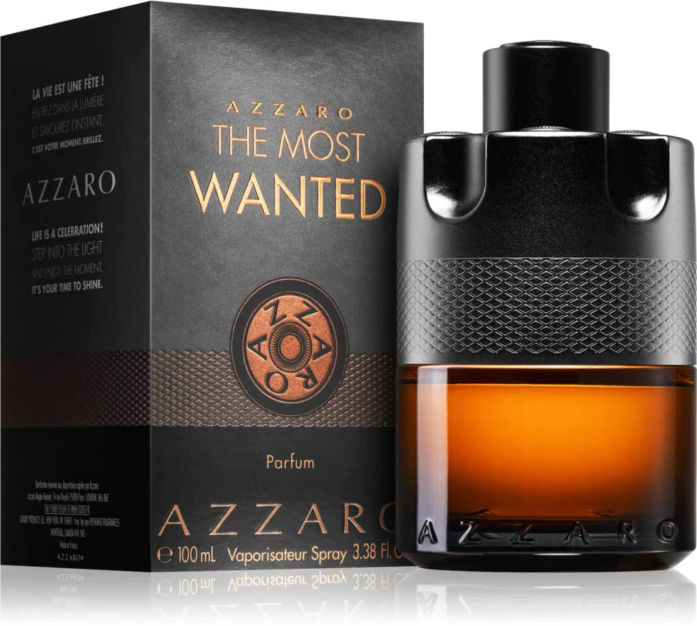 Azzaro Most Wanted For Men 3.4 FL OZ PARFUM SPR